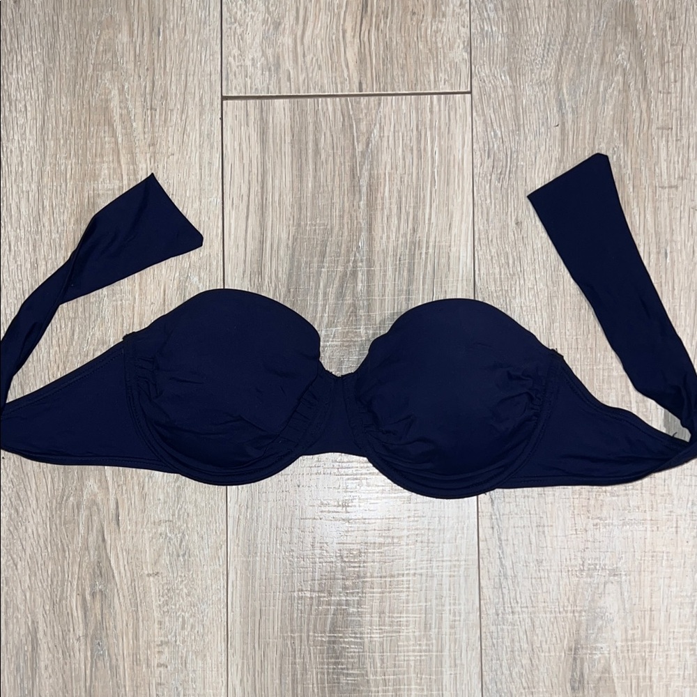 Tommy Bahama Navy‎ blue Strapless Bikini Top